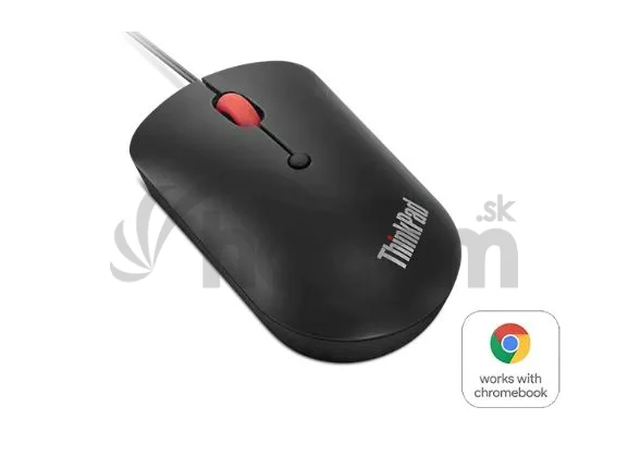 Lenovo ThinkPad/Cestová/Optická/2 400 DPI/Drôtová USB-C/Čierna