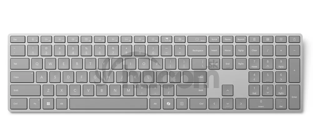 Microsoft Surface Keyboard (2. edícia)/Bezdrôtové Bluetooth/US/Šedá