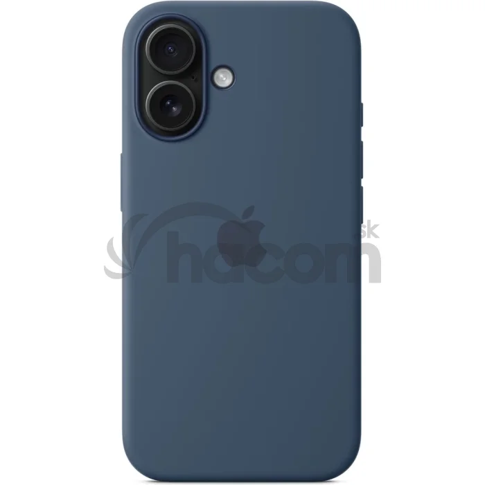 iPhone 16 Plus Silicone Case with MS - Denim / SK