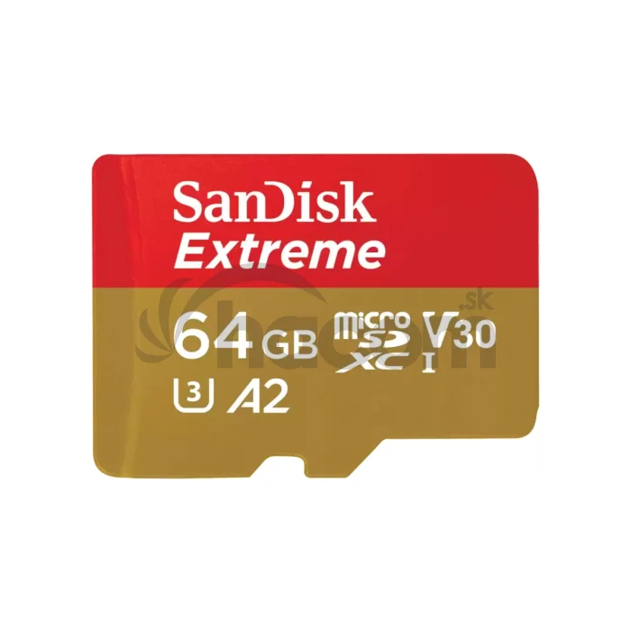 SanDisk Extreme/micro SDXC/64GB/UHS-I U3 / Class 10/+ Adaptér