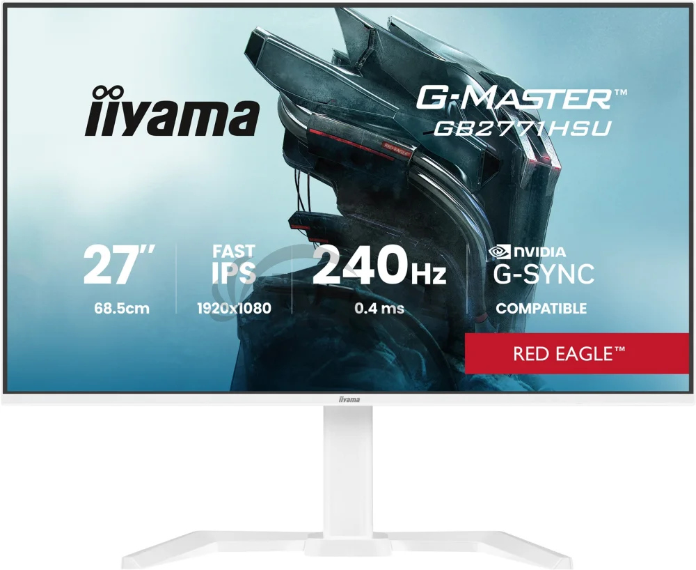 iiyama G-Master/GB2771HSU-W1/27"/IPS/FHD/240Hz/0,4ms/Biela/3R