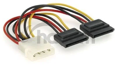 Redukcia napájania pre SATA disky 5,25"->2xSerialATA