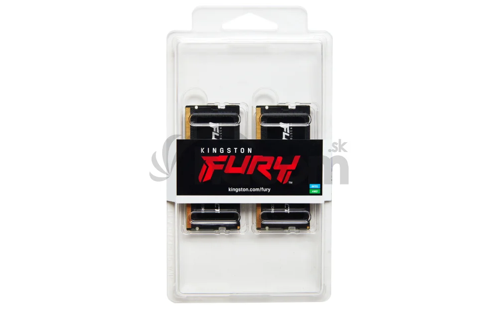 Kingston FURY Impact/SO-DIMM DDR5/16GB/4800MHz/CL38/2x8GB/Black