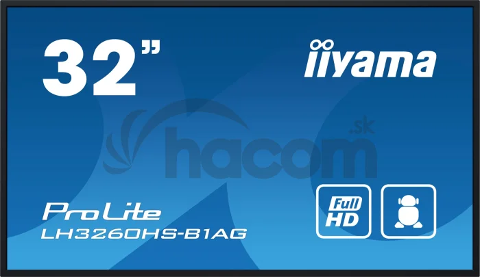 32" iiyama LH3260HS-B1AG: VA, FHD, Android 11,24/7