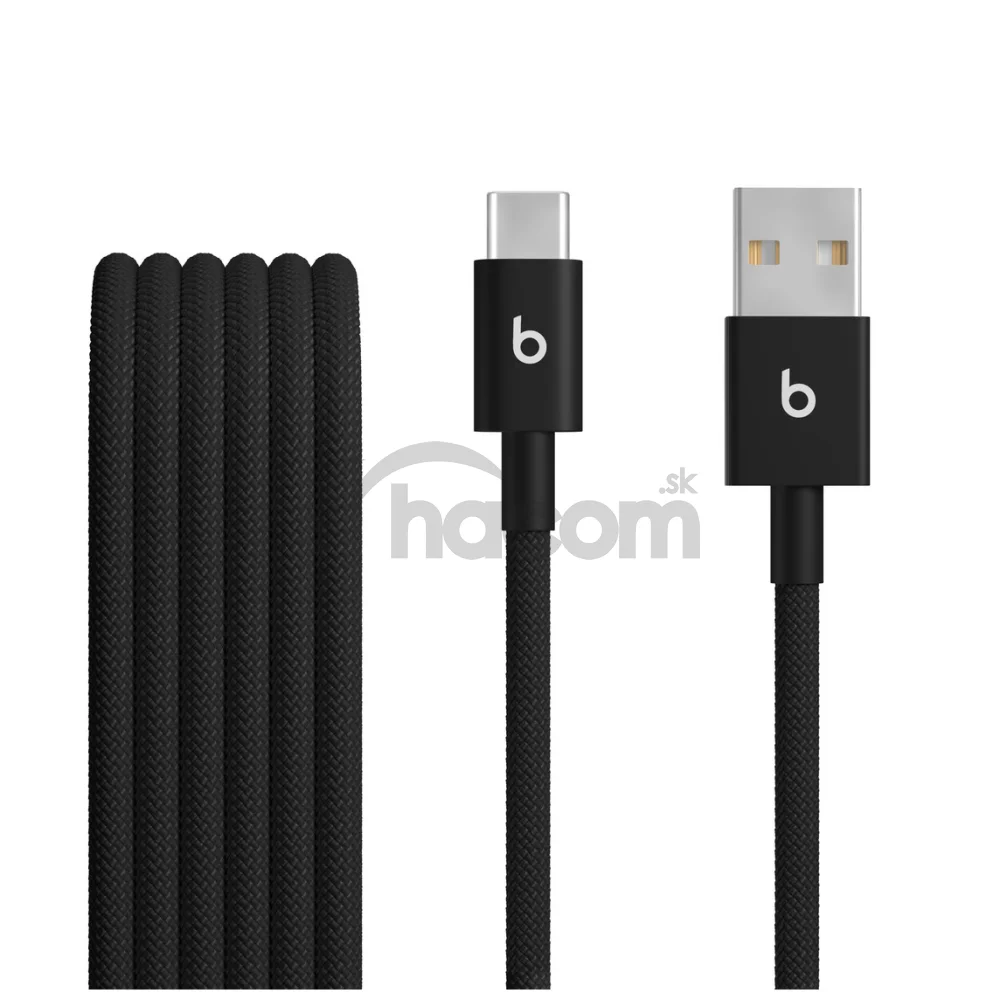 Beats USB-A/USB-C Woven Cable (1.5m)-Black (2ks)