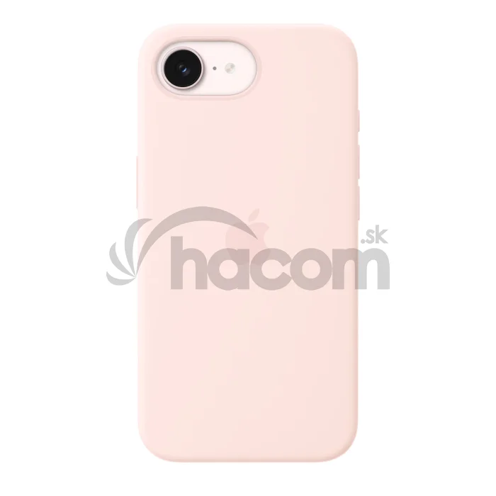 iPhone 17e Silicone Case with MS – Soft Pink / SK
