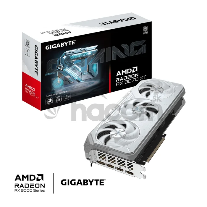 GIGABYTE Radeon RX 9070 XT ICE/Gaming/OC/16GB/GDDR6