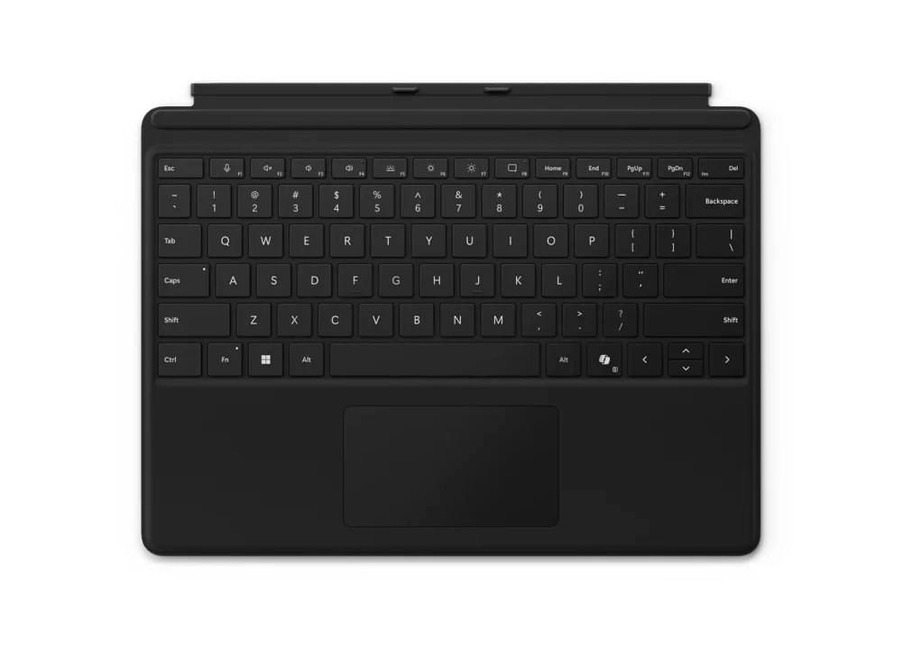 Microsoft Surface Pro Keyboard (Black), Commercial, cz&sk (potlač)