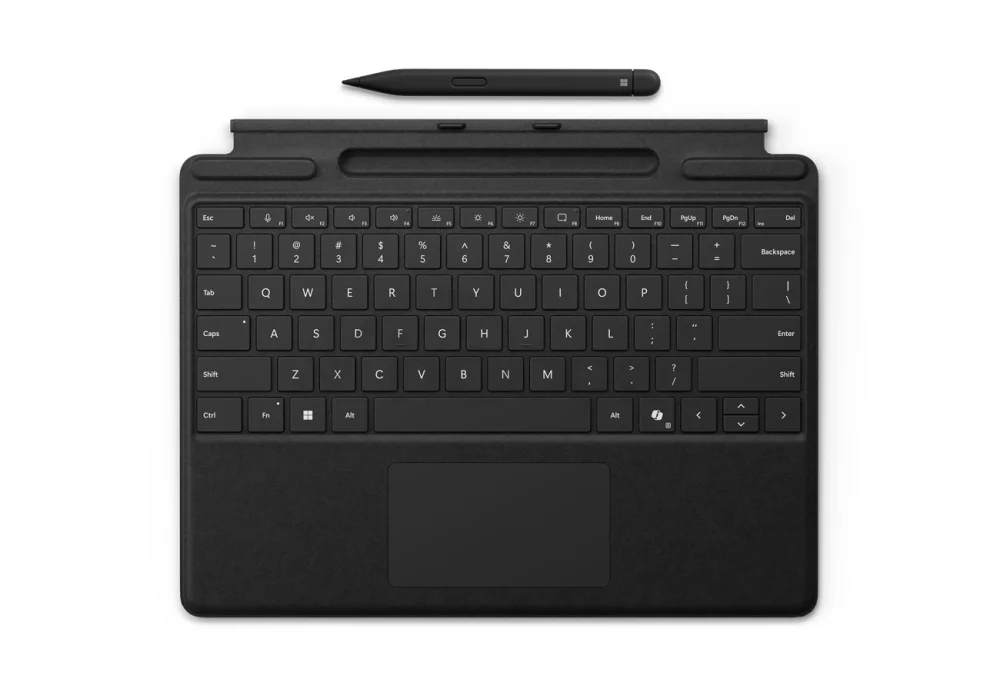 Microsoft Surface Pro Keyboard + Slim Pen 2 Bundle (Black), Commercial, cz&sk (potlač)
