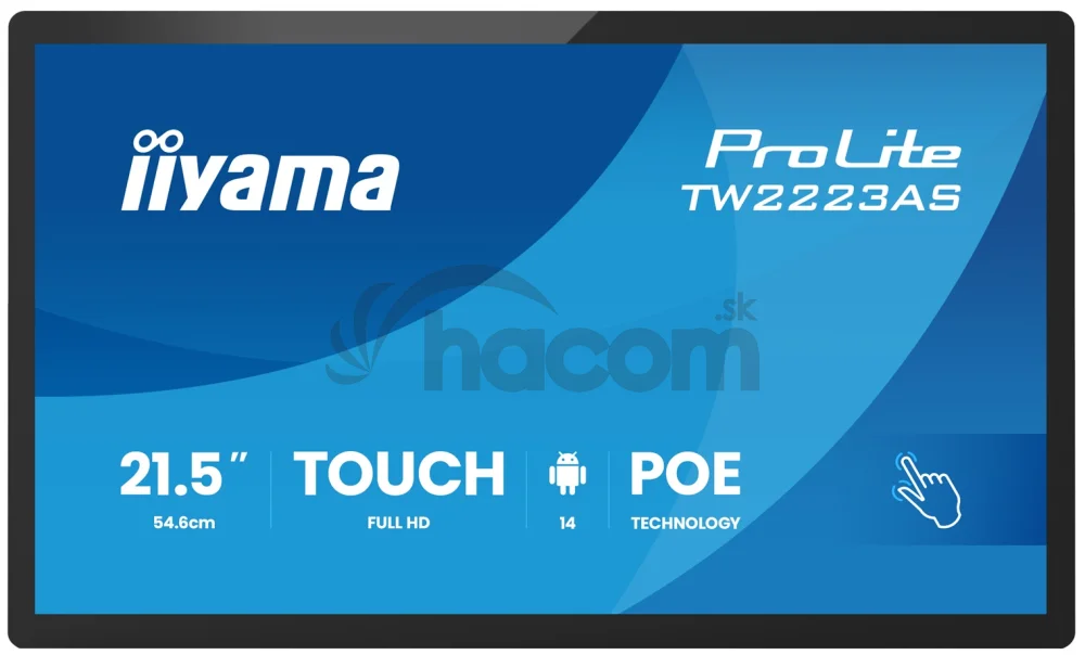 22" iiyama TW2223AS-B3P: IPS, FHD, Android
