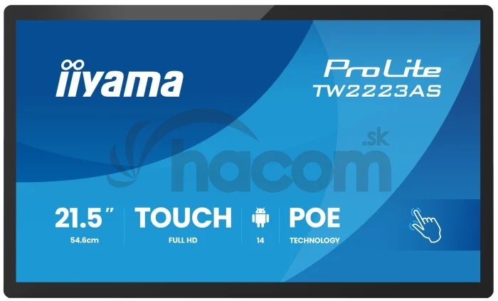 22" iiyama TW2223AS-B3P: IPS, FHD, Android