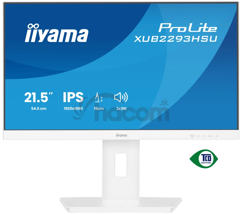 iiyama ProLite/XUB2293HSU-W7/21,5"/IPS/FHD/100Hz/1ms/Biela/3R