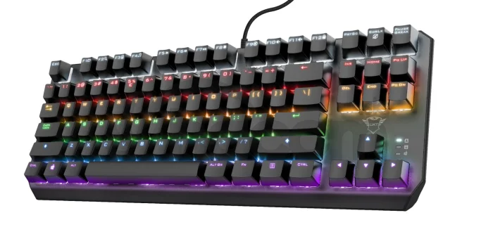TRUST GXT834 CALLAZ/Drôtová USB/US layout/Čierna