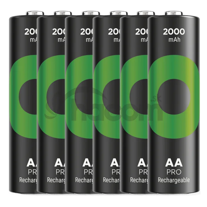 GP Nabíjací bat. ReCyko Pro AA (HR6) 2000mAh - 6ks