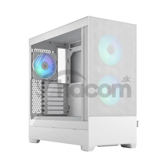 Fractal Design Pop Air RGB White TG Clear Tint/Midi Tower/Transpar./Biela