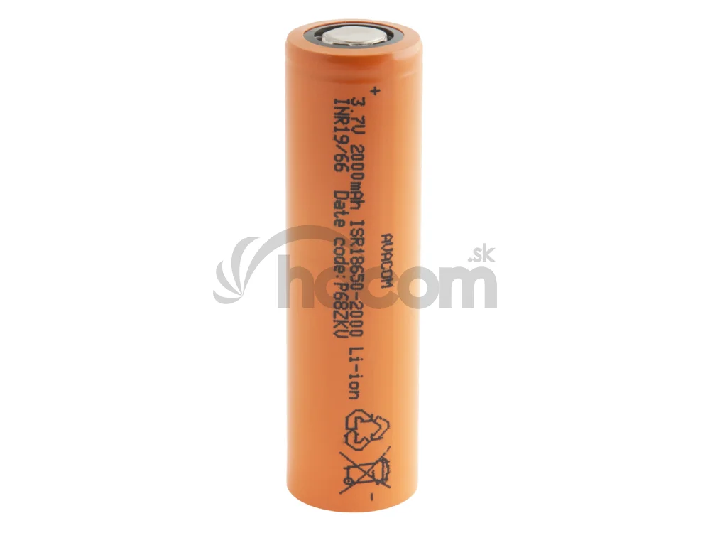 AVACOM nabíjacia priemyselná batéria 18650 2000mAh 3,7V Li-Ion
