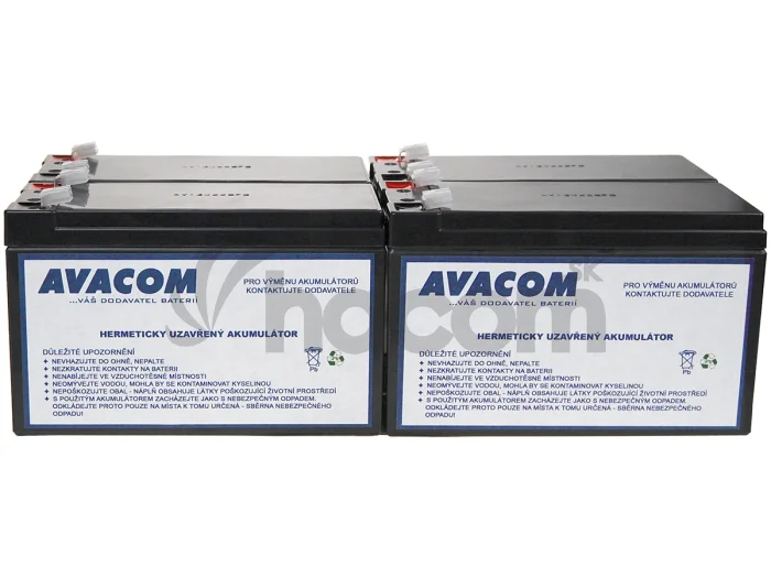 Batériový kit AVACOM AVA-RBC23-KIT náhrada pre renováciu RBC23 (4ks batérií)