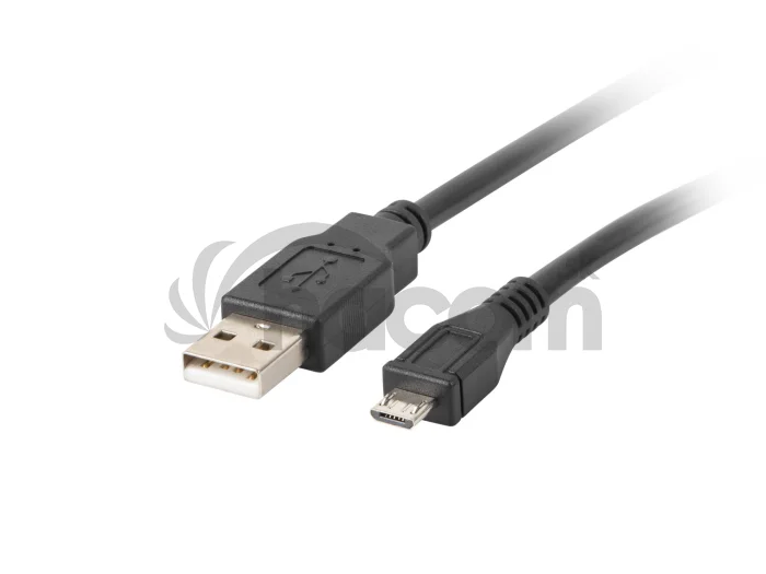 LANBERG Kábel USB 2.0 AM/Micro, 1m, čierny