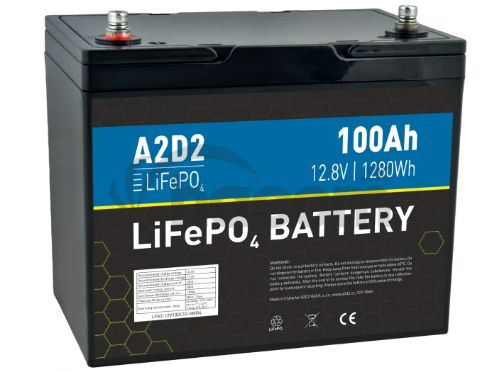 A2D2 batéria LiFePO4 12,8V 100Ah M8 (NewCell cells)