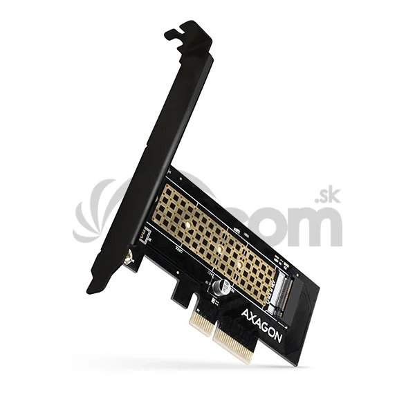 AXAGON PCEM2-N, PCIe x4 - M.2 NVMe M-key slot adaptér, vr. LP
