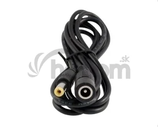 PremiumCord Predlžovací kábel napájacieho konektora 5,5/2,1 mm 1,5 m