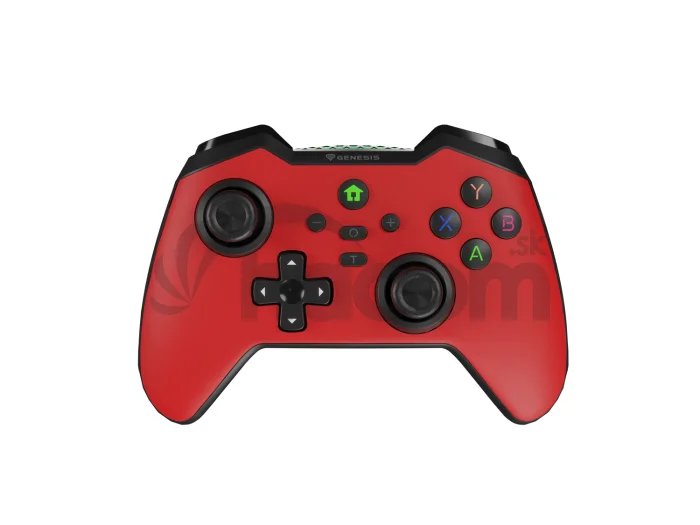 Bezdrôtový gamepad Genesis MANGAN 400 pre PC/Switch/Mobil, červený