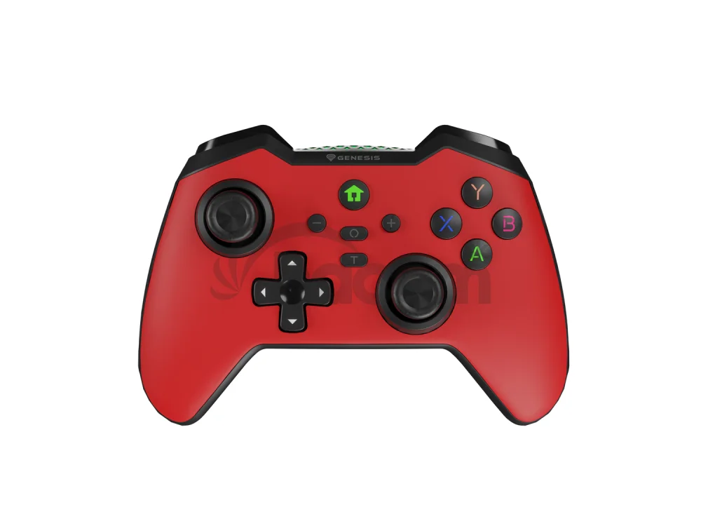 Bezdrôtový gamepad Genesis MANGAN 400 pre PC/Switch/Mobil, červený