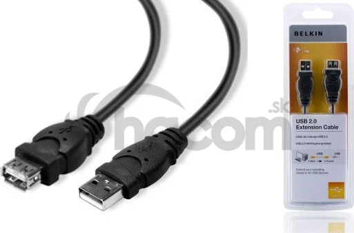 BELKIN USB 2.0 predlž. kábel A-A, štandard, 1.8 m