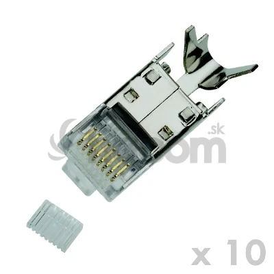 DATACOM konektor RJ45 STP CAT7(6A) 8p8c drôt(10ks)
