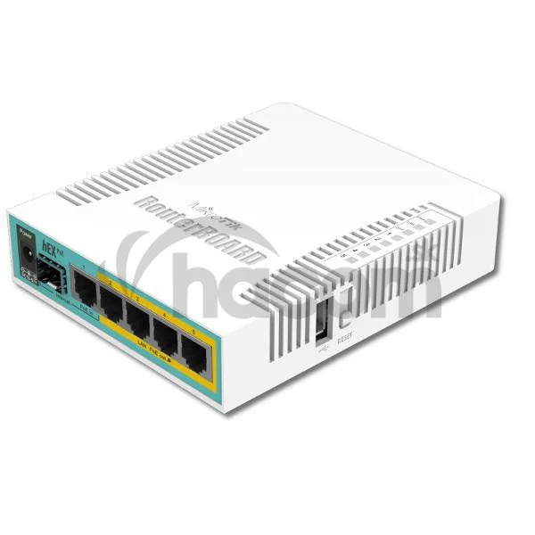 Mikrotik RB960PGS 800MHz, 128MBRAM, 5x LAN, hEX