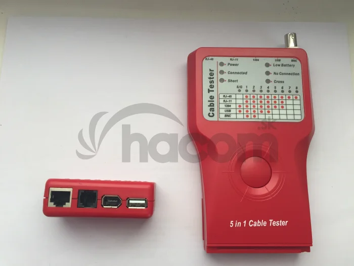 Univerzálny Tester RJ12, RJ45, USB, BNC