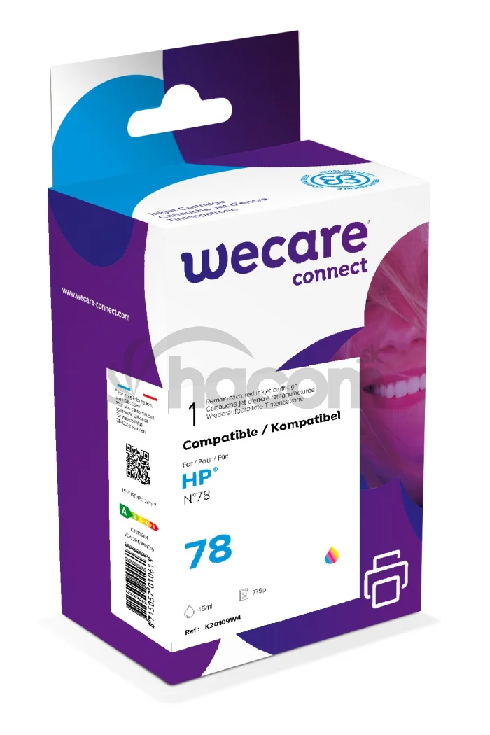 WECARE ARMOR ink kompatibilný s HP C6578A, 3farby