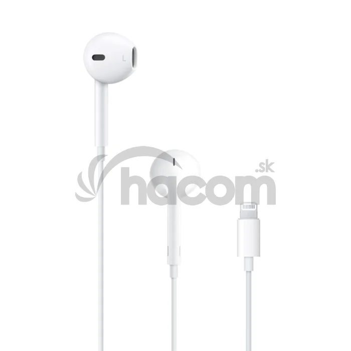 Apple EarPods/Lightning/Drôt/Biela