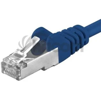 Premiumcord Patch kábel CAT6a S-FTP, RJ45-RJ45, AWG 26/7 0,25 m modrá