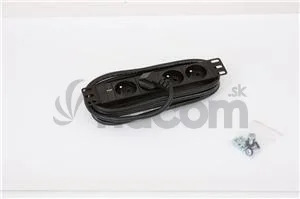 10" 4xCZ zásuvka, kontrolka, 3x1.5mm-2m kábel