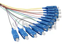 Pigtail 9/125 SCupc SM OS 1,5m, balenie 12ks farby
