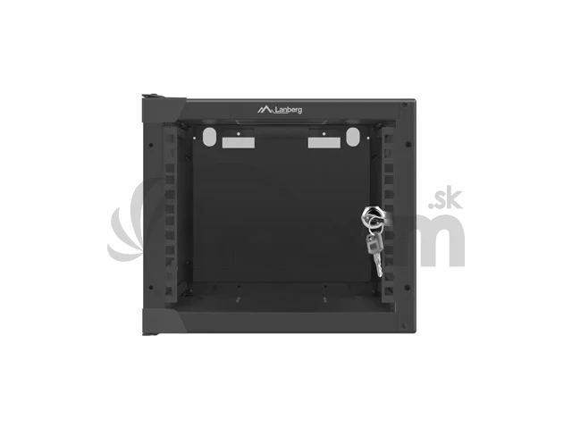 Nástenný rack 10'' 4U 280x310mm čierny flat pack