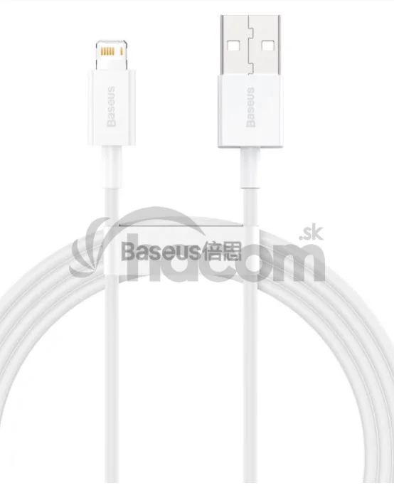 Baseus CALYS-B02 Superior Fast Charging Kábel Lightning 2.4A 1.5m White