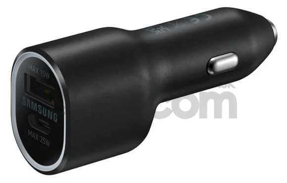 Samsung Duálna autonabíjačka 40W (USB, USB-C) Black