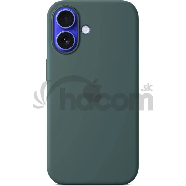 iPhone 16 Silicone Case with MS - Lake Green / SK