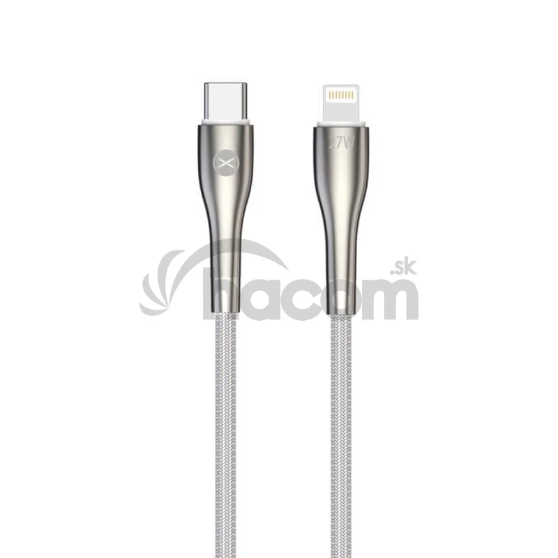 Dátový kábel Forever USB-C/Lightning 1m 27W biely