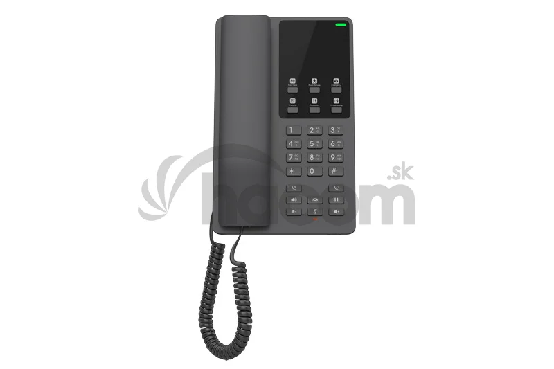 Grandstream GHP621W SIP WiFi hotelový telefón čierny