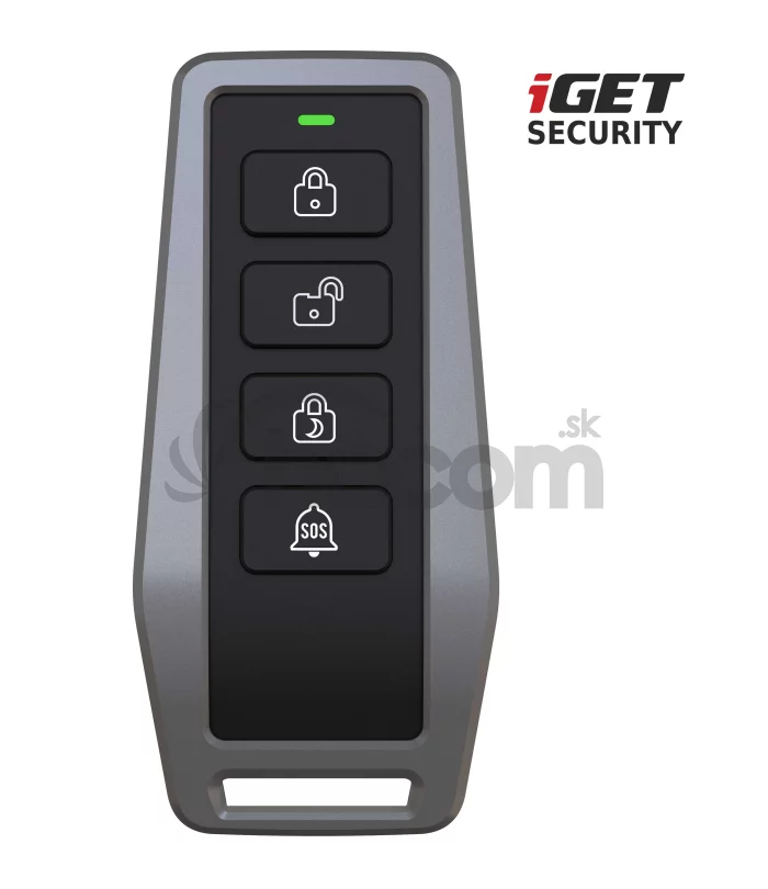 iGET SECURITY EP5 - diaľkové ovládanie (kľúčenka) pre alarm M5, výdrž batérie až 5 rokov
