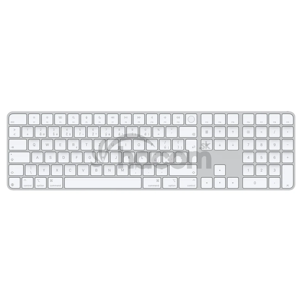 Apple Magic Keyboard Numeric Touch ID/Bezdrôtová Bluetooth/ SK layout/Biela
