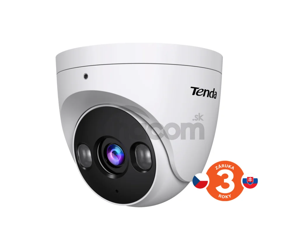 Tenda TC3T24C-PS (2.8mm) Full-Color PoE 4Mpx kamera, OnViF, detekcia pohybu, osoby, vozidla, zvuku, H.265+