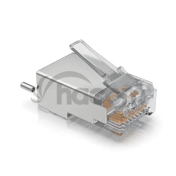 Ubiquiti UISP-Connector-SHD - STP RJ45 konektor, Cat5, 8p8c, drôt, pozlátený, AWG24 (100ks)