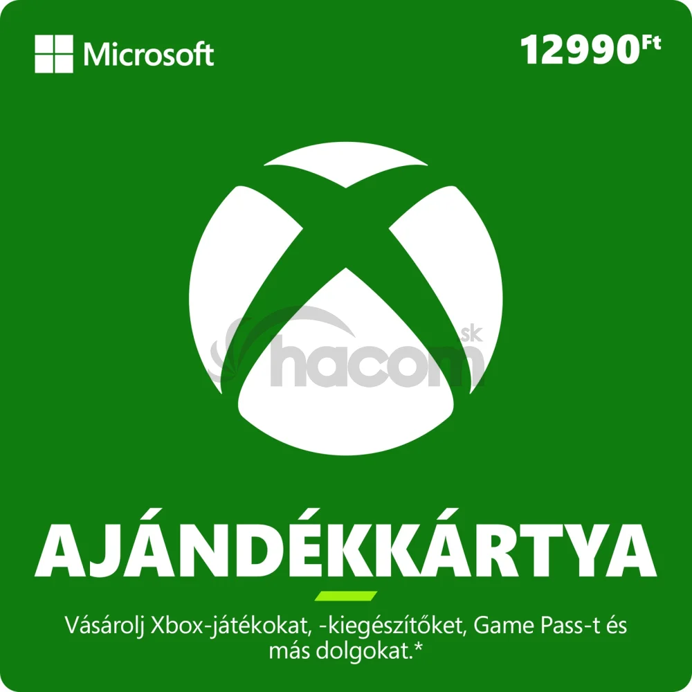 ESD XBOX - Darčeková karta Xbox 12990 HUF