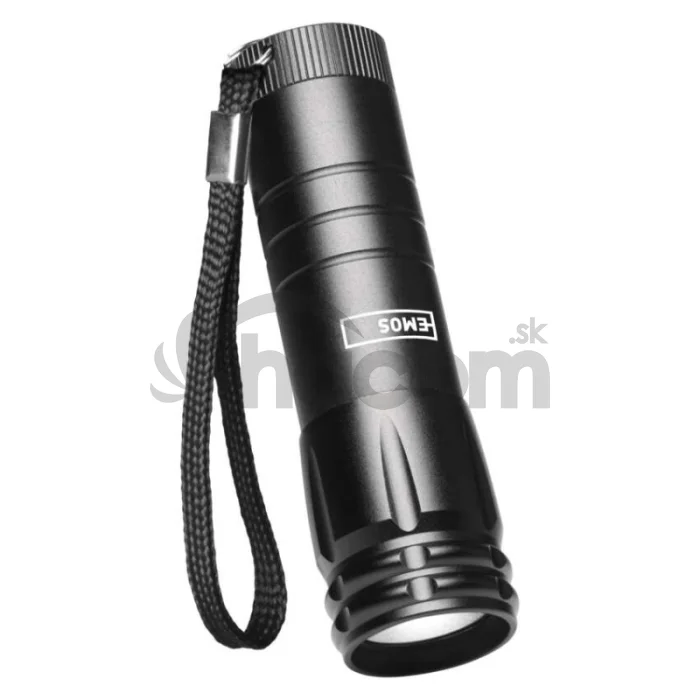 COB LED ručné kovové svietidlo P4704, 120 lm, 3× AAA