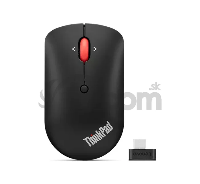Lenovo ThinkPad USB-C/Kancelárska/Blue Track/2 400 DPI/Bezdrôtová USB/Čierna