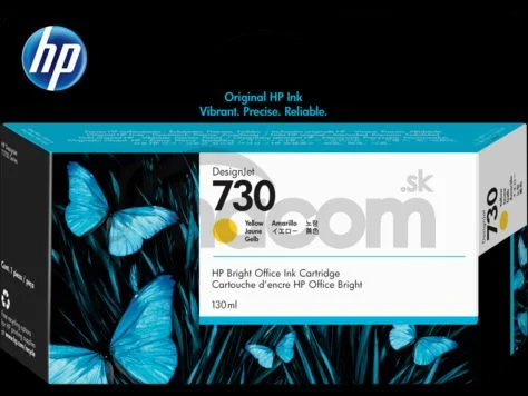 HP 730 130 ml Yellow Ink Cartridge 